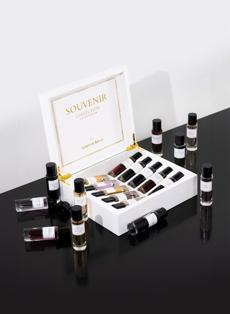 Linea De Bella Souvenir Collection Perfume Gift Set EDP 10 x 30ML | Luxury Long Lasting Perfume for Men & Women - Image 2